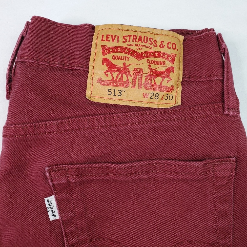 Levi's | 513 Rust Red Men's Jeans Sz 28